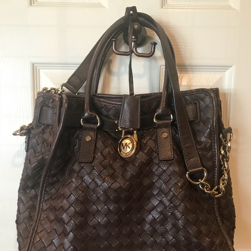 Michael Kors brown leather purse